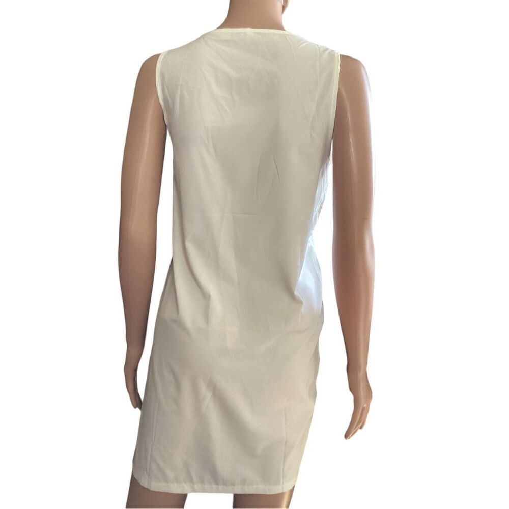 Color Block Tank Mini Slip Dress M - Picture 3 of 5